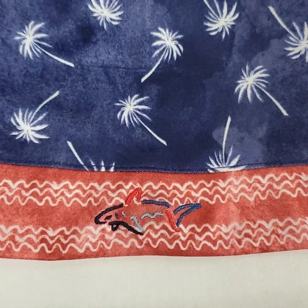 Greg Norman Golf Polo Shirt with Palm Trees - Picture 3 of 6